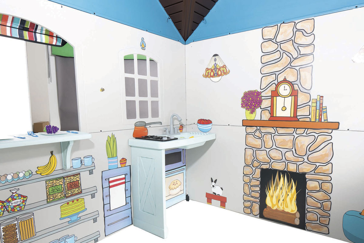 Детский домик Lifetime Playhouse, высота 2.15м — изображение 12
