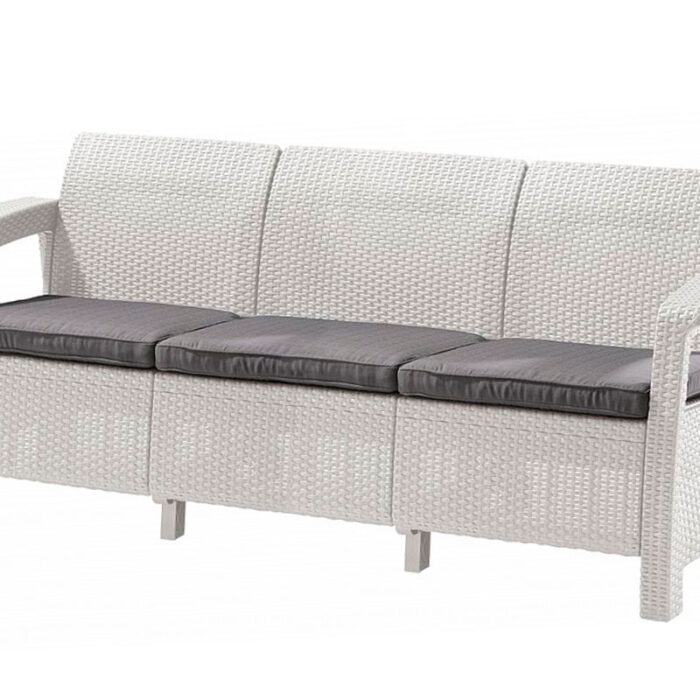 Комплект мебели Corfu Love Seat Max (3х мест.диван), белый