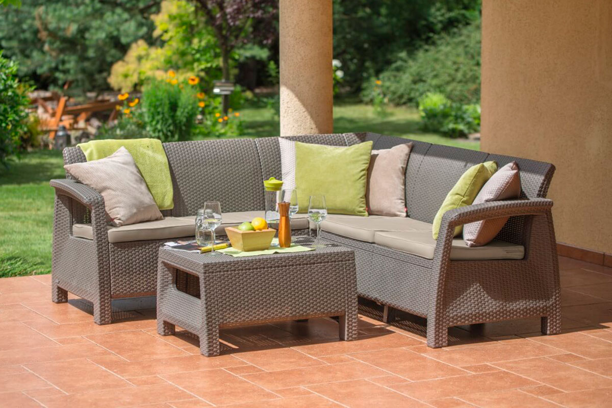 Комплект мебели Corfu Relax Set, капучино — изображение 2