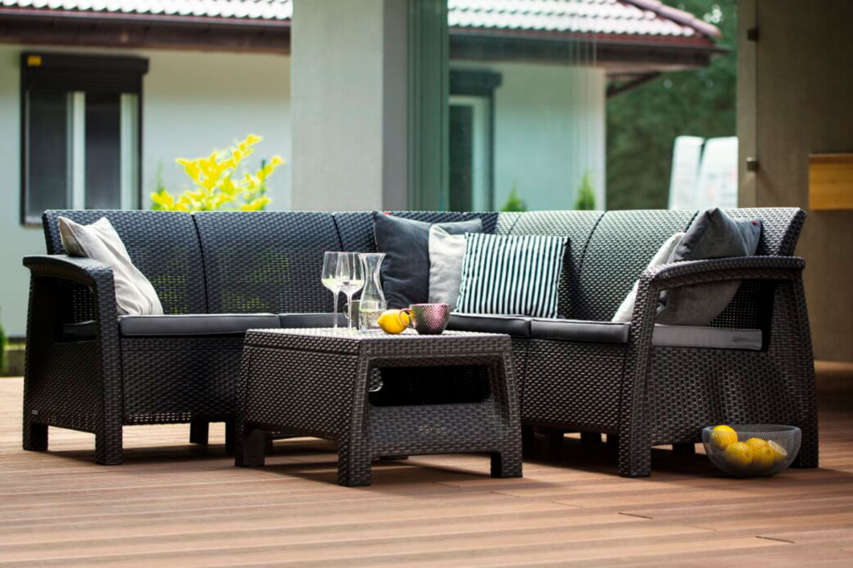 Комплект мебели Corfu Relax Set, серый — изображение 3