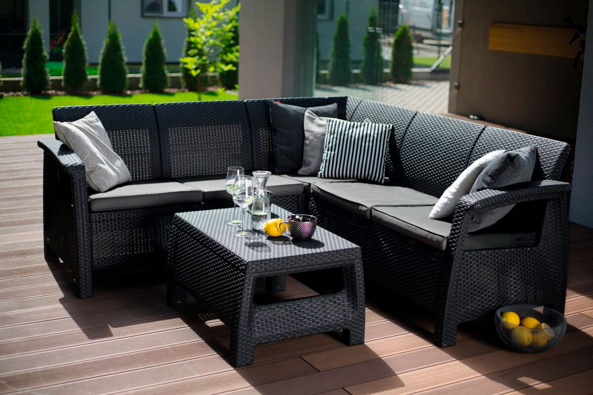 Комплект мебели Corfu Relax Set, серый — изображение 5