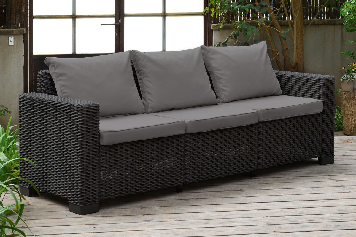 Комплект мебели California 3 Seater Set, серый — изображение 7
