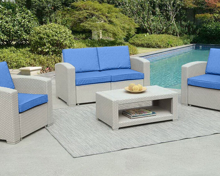 Комплект мебели Rattan Premium 4, СЕРЫЙ