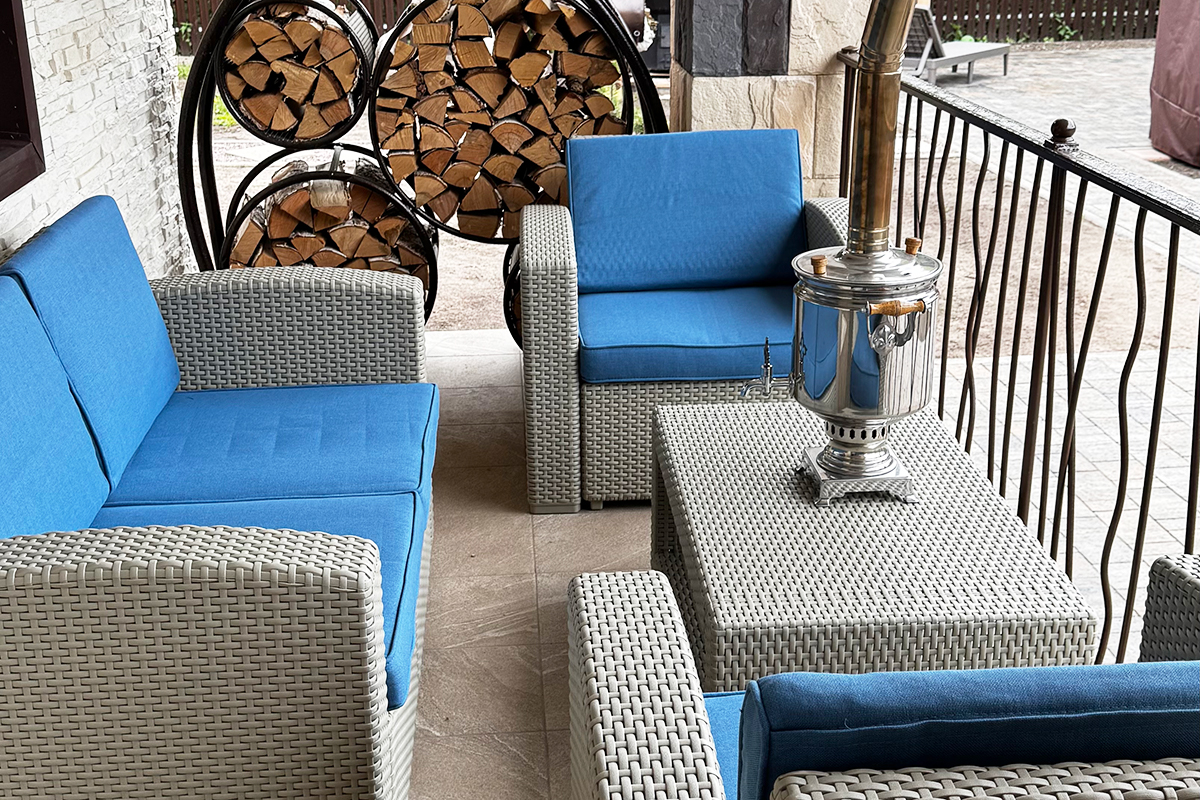Комплект мебели Rattan Premium 4, СЕРЫЙ — изображение 6