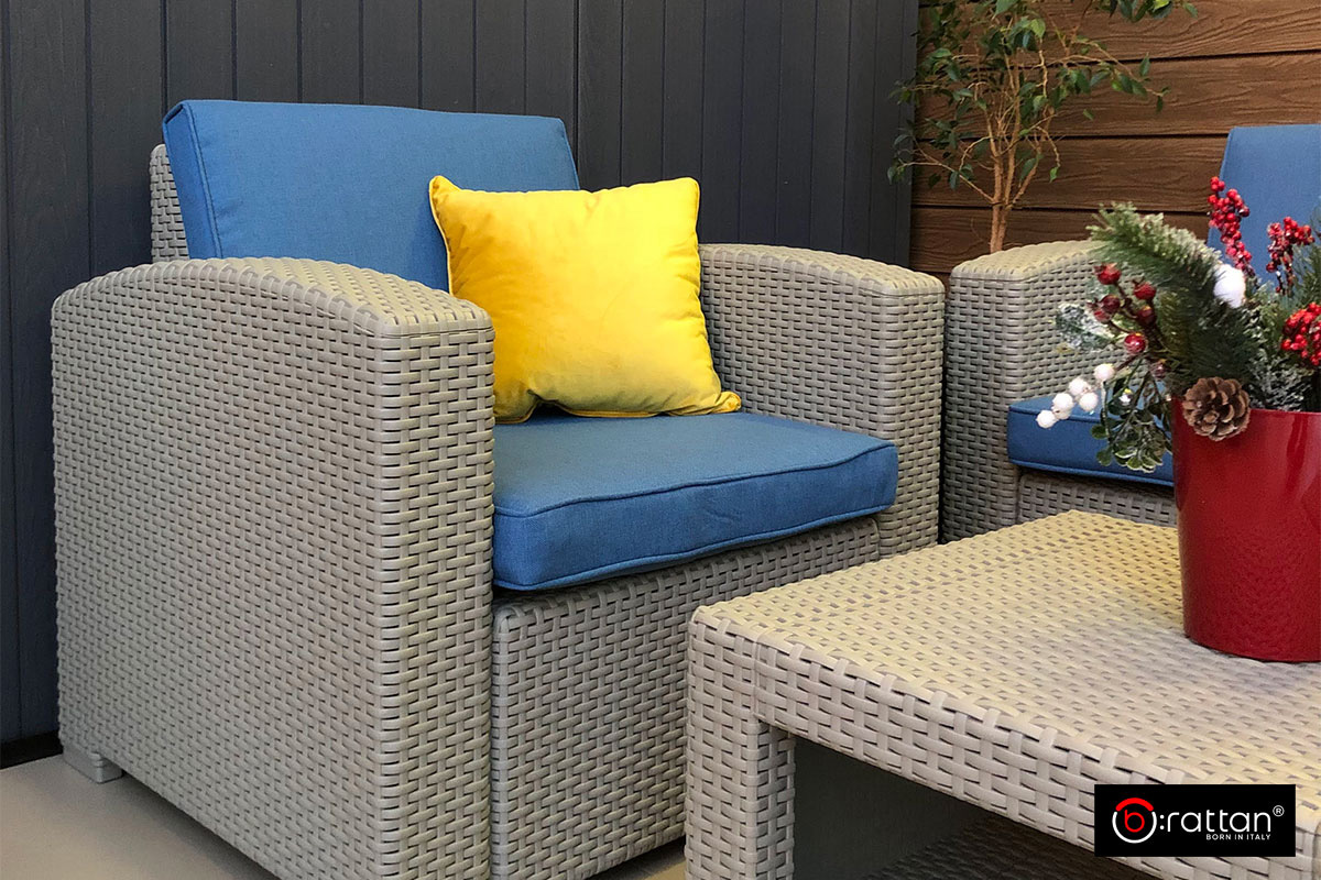 Комплект мебели Rattan Premium 4, СЕРЫЙ — изображение 9