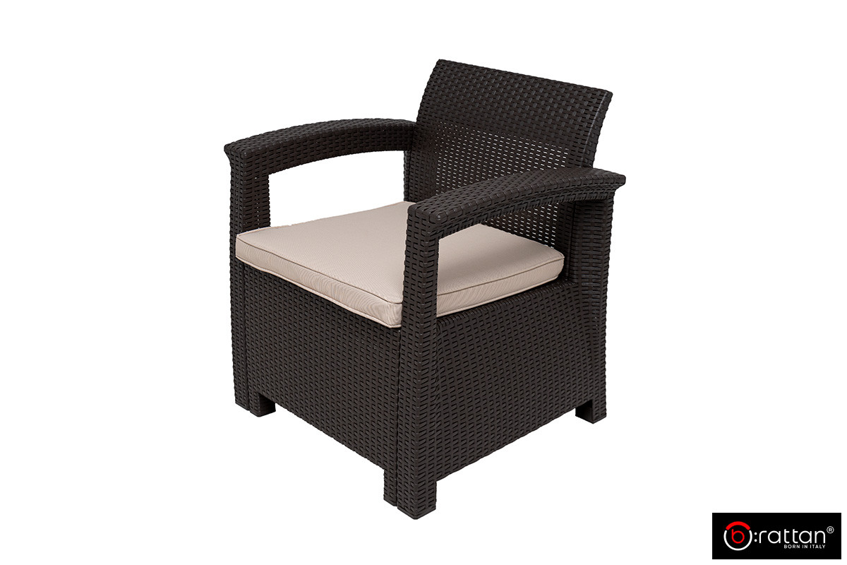 Комплект мебели Rattan Comfort 4, венге — изображение 11
