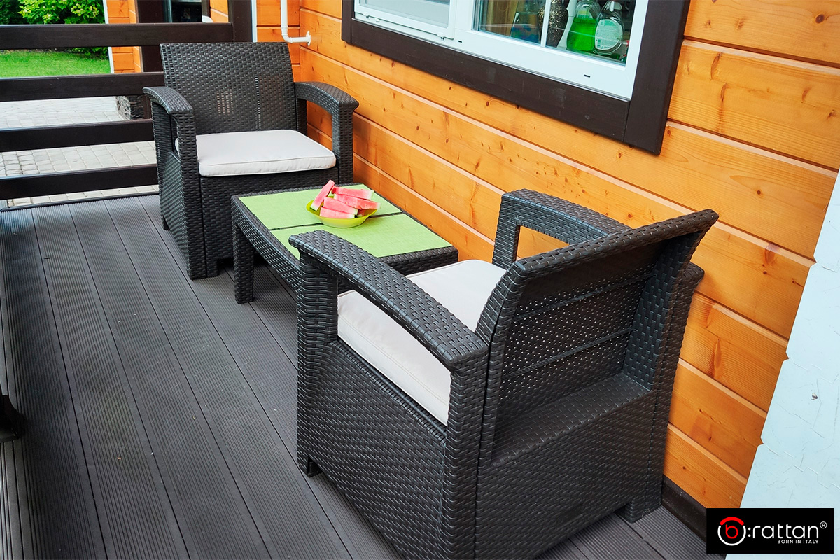 Комплект мебели Rattan Comfort 4, венге — изображение 19