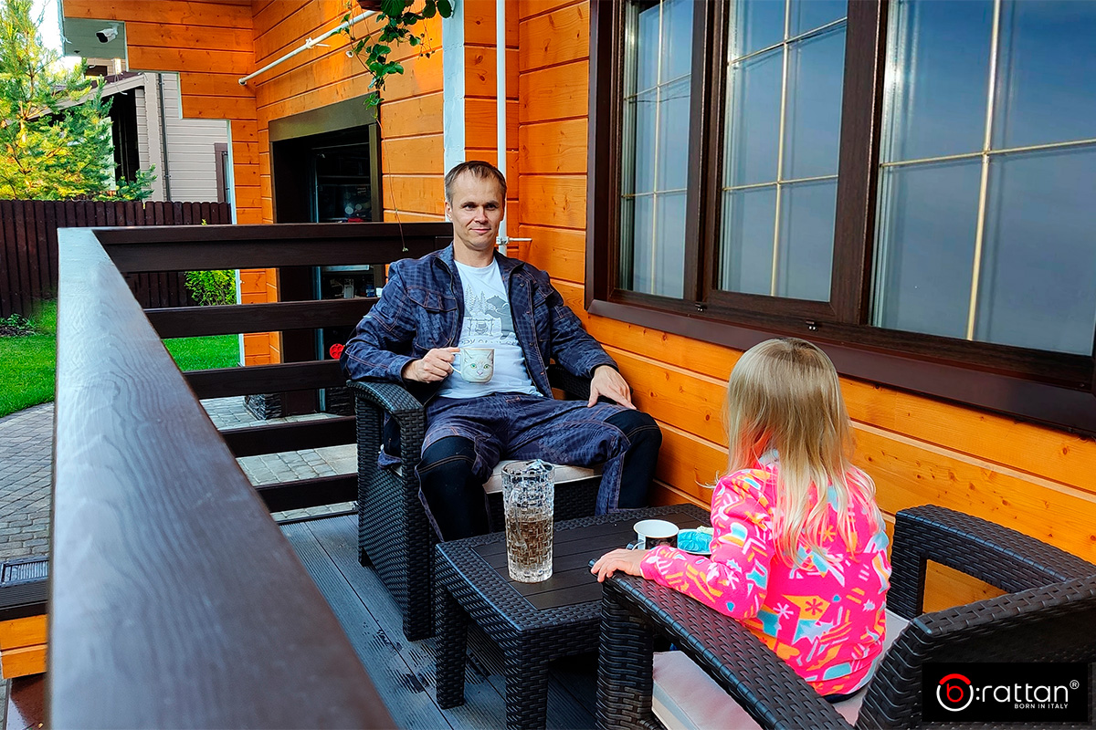 Комплект мебели Rattan Comfort 4, венге — изображение 24
