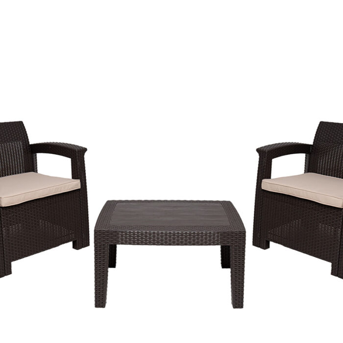 Комплект мебели Rattan Comfort 3, венге