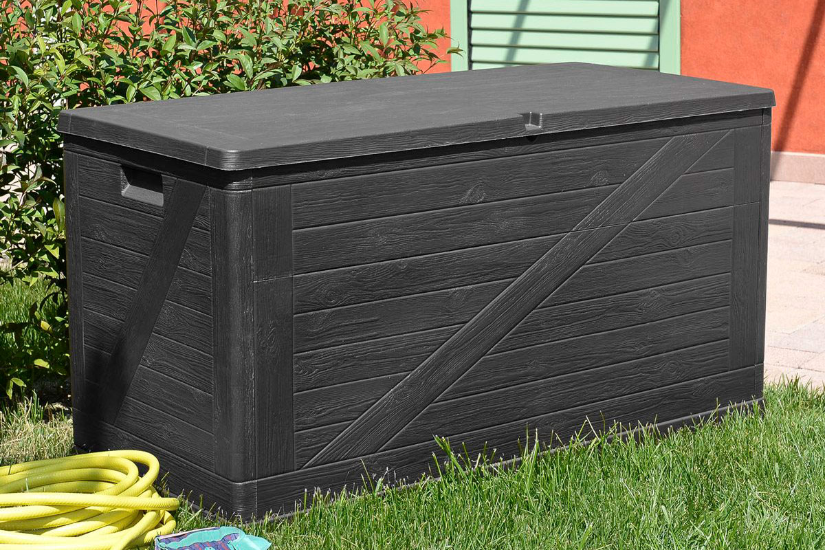Сундук Toomax WoodLine, 420 л Антрацит — изображение 2